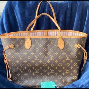 ❌SOLD❌Louis Vuitton Mono Neverfull Rose Ballerine